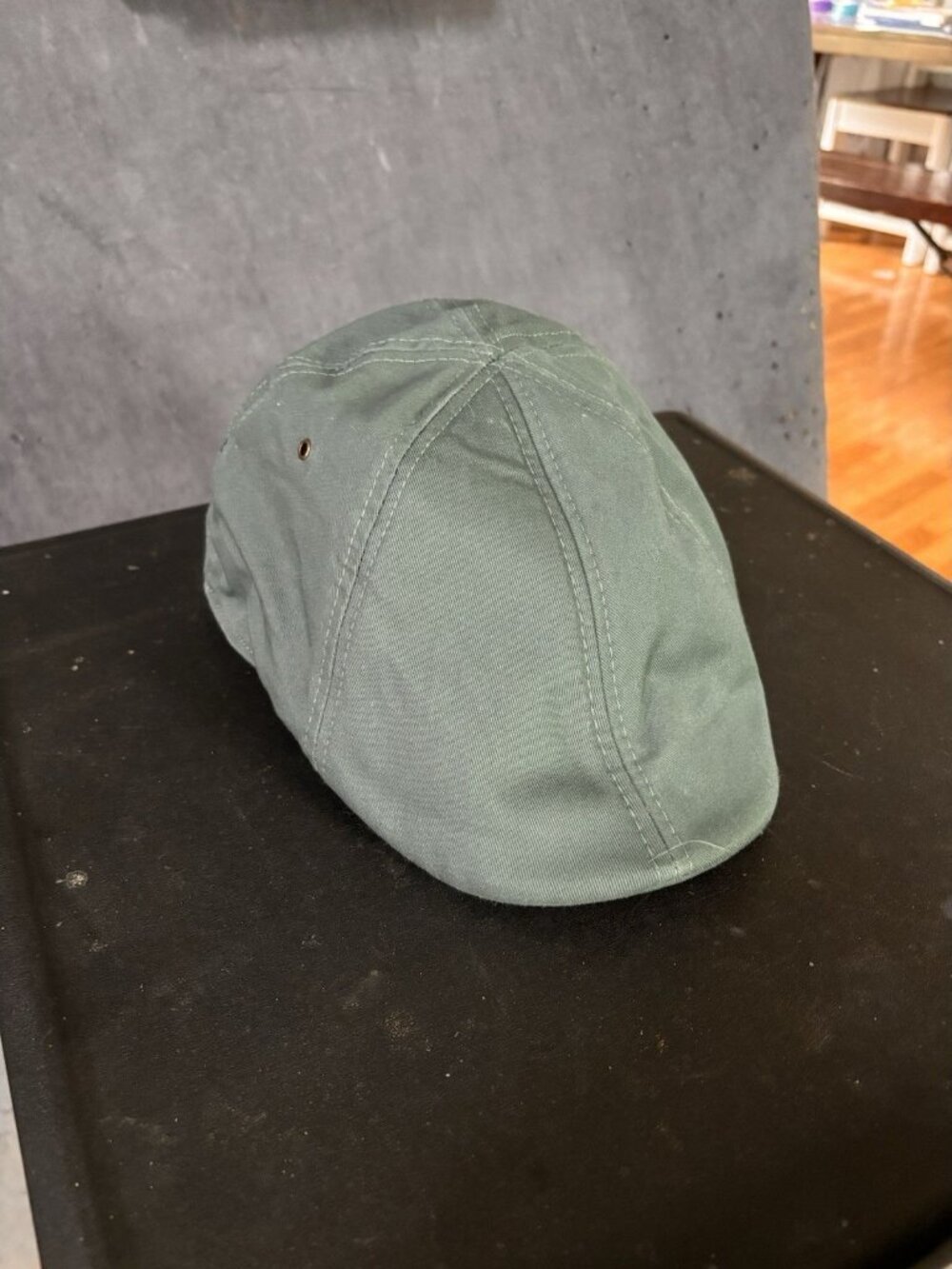 Boston Scally Green 6 Panel Fitted 3x (63-64 CM) Flat Cap Hat